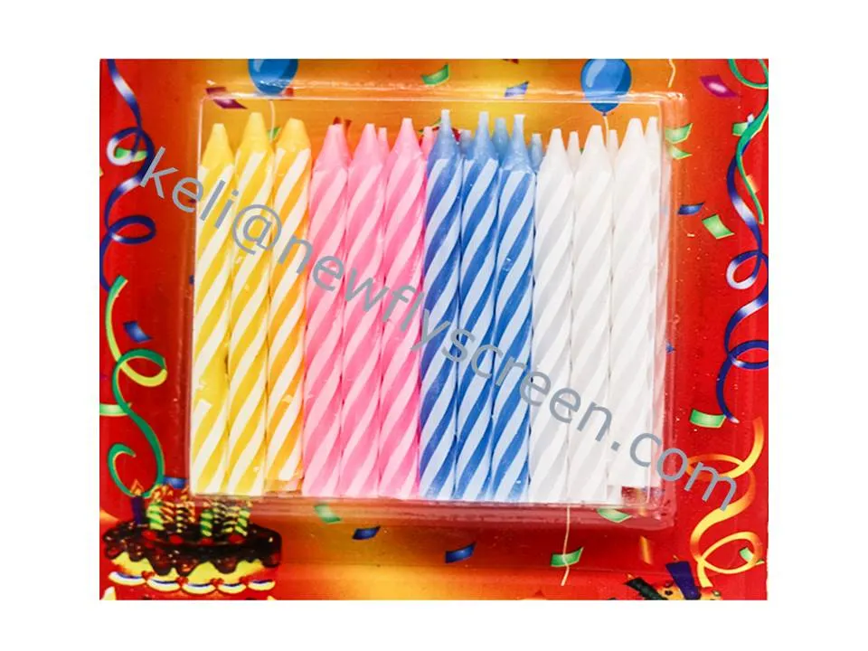Different Types of Birthday Cake Candle Fireworks Flaming on Party