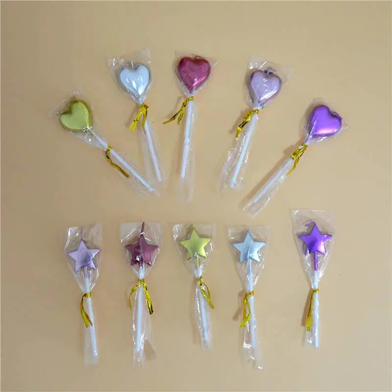 Happy Birthday Star Heart Love Shape Birthday Topper Candles Candle Letter Candles