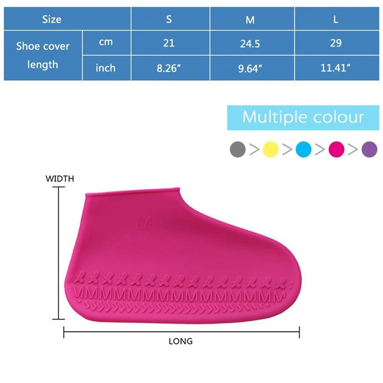 Outdoor Waterproof Mens Black Boot Covers Protective Foot Covers