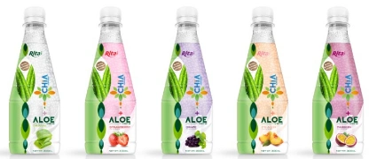 Grape Flavor Chia Seed with Aloe Vera Drink