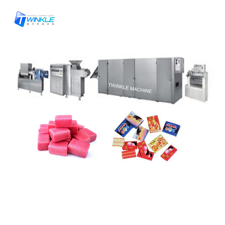 Rectangular Pillow Shape Center Filled Xylitol Chewing Gum Making Forming Machine