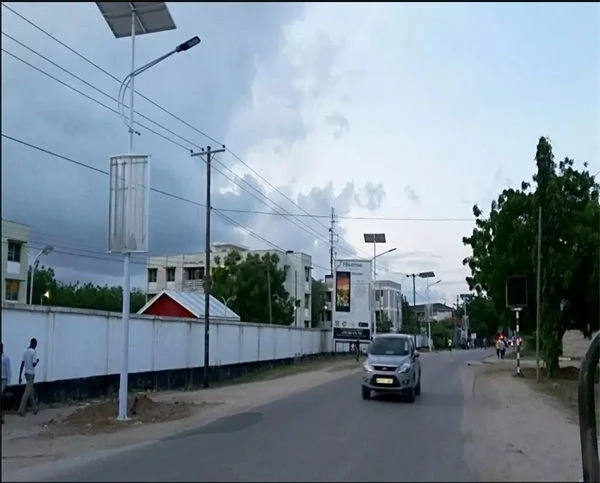 Baode Lights Wholesale Solar Panel Charge Lithium Battery Powered Intelligent LED Street Light