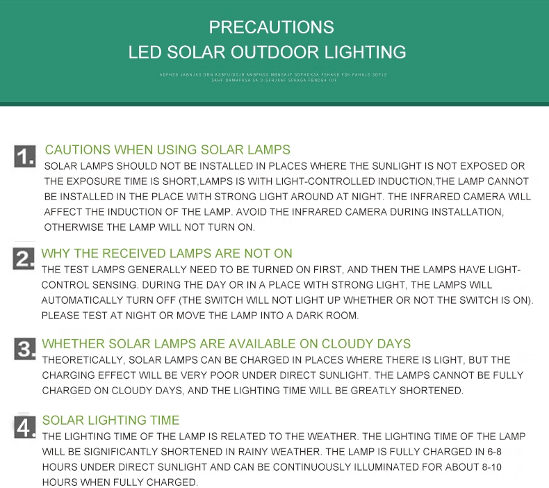 IP65 LED Solar Outdoor Lighting Emergency Lamp with USB and Battery
