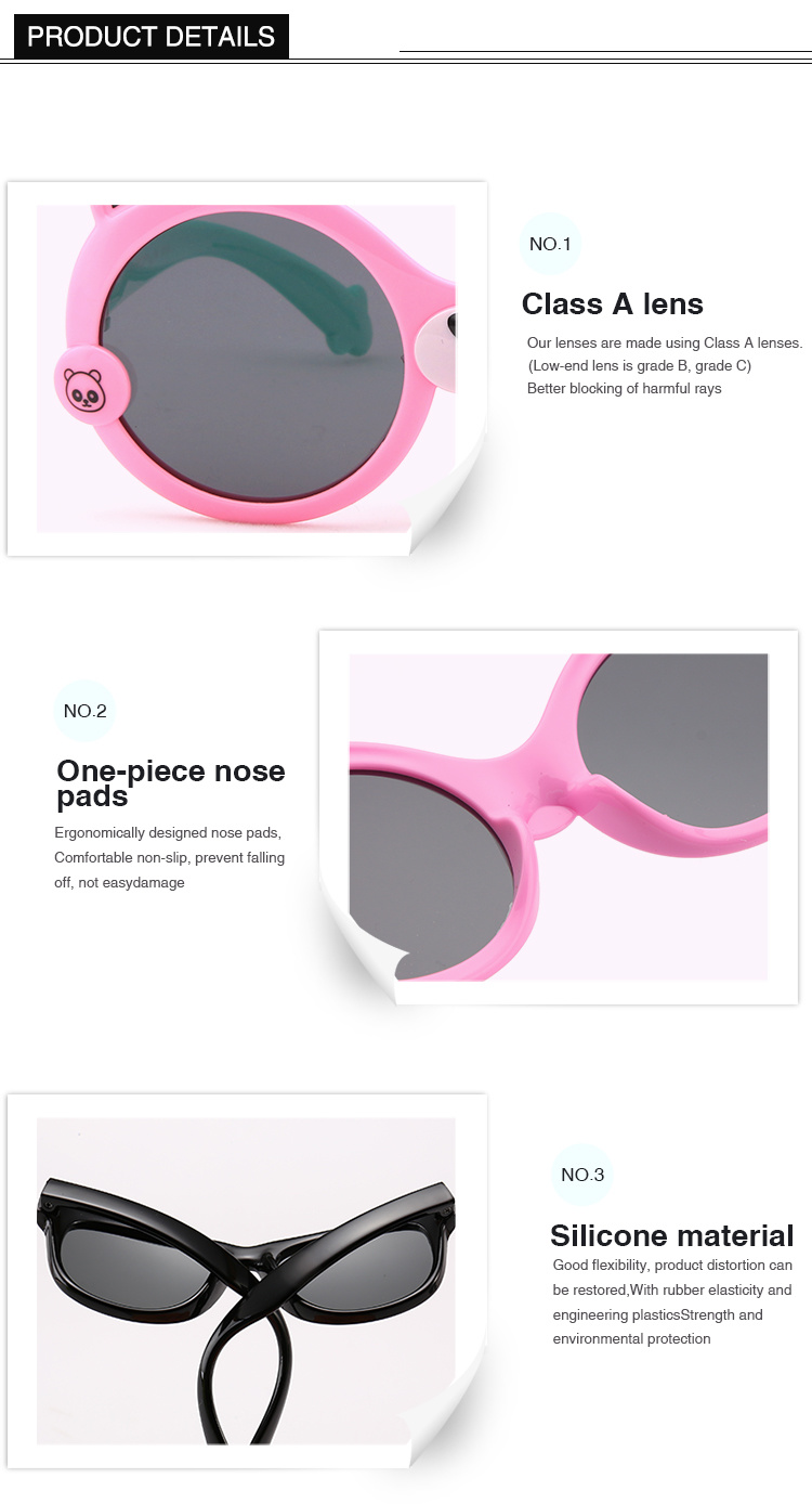 2020 New Cartoon Children's Sunglasses Fashion Polarized Custom Sunglasses Factory Direct Spot Wholesale