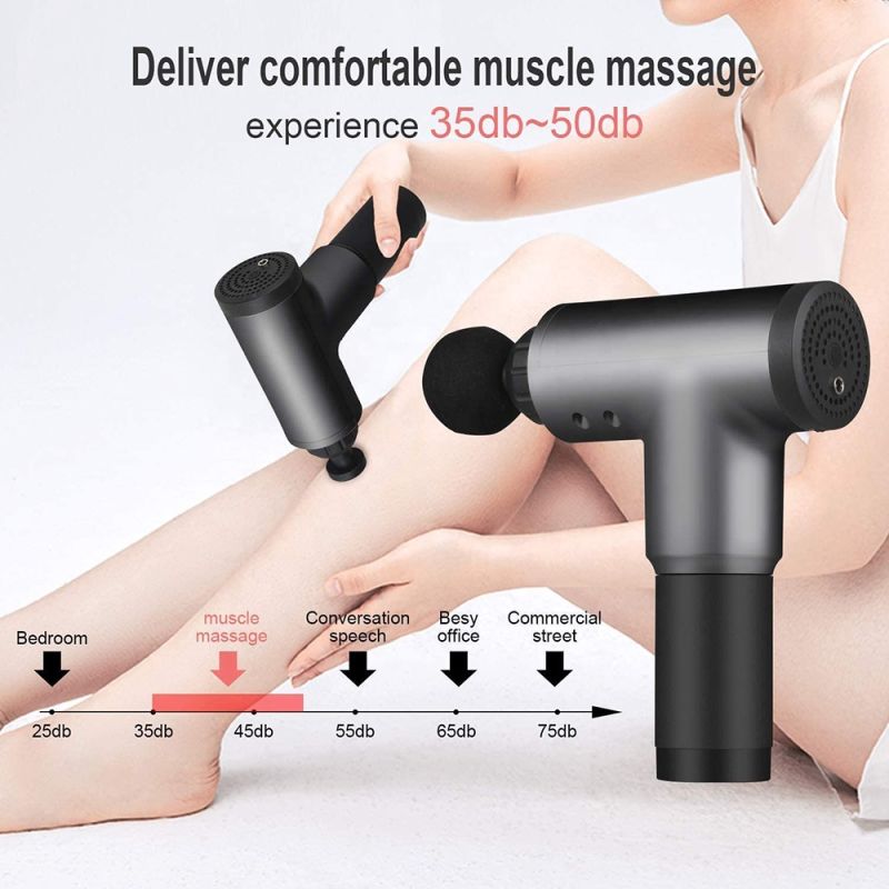 Cordless Portable Deep Muscle Massage Gun Fascia Massage Gym Equipment Massage Gun