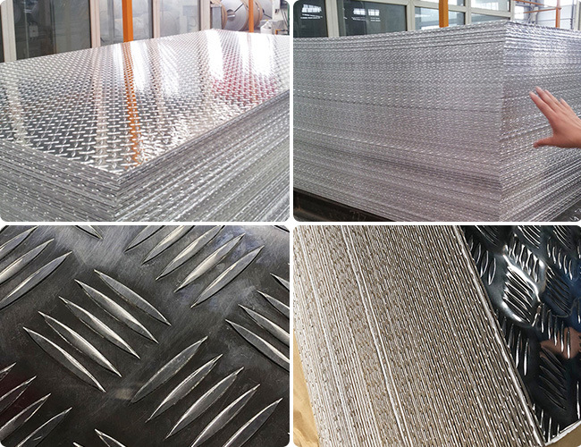 Buy Tread Plate 5052 Aluminum Sheets with PVC