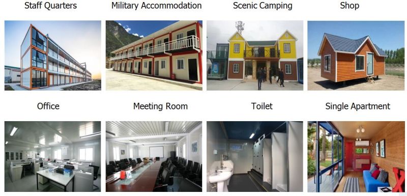 Military Camp Usage Comfortable Practical Modular Container House