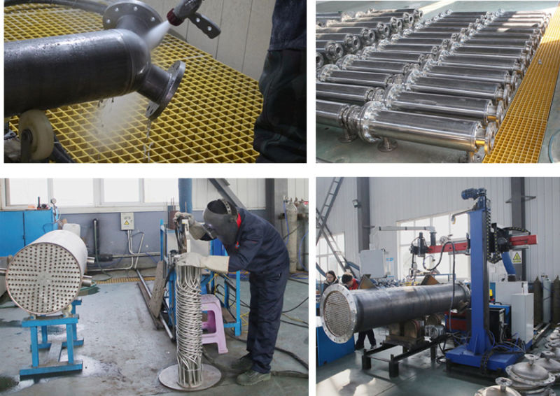 Heating and Cooling Shell and Tube Heat Exchanger for Air Compressor