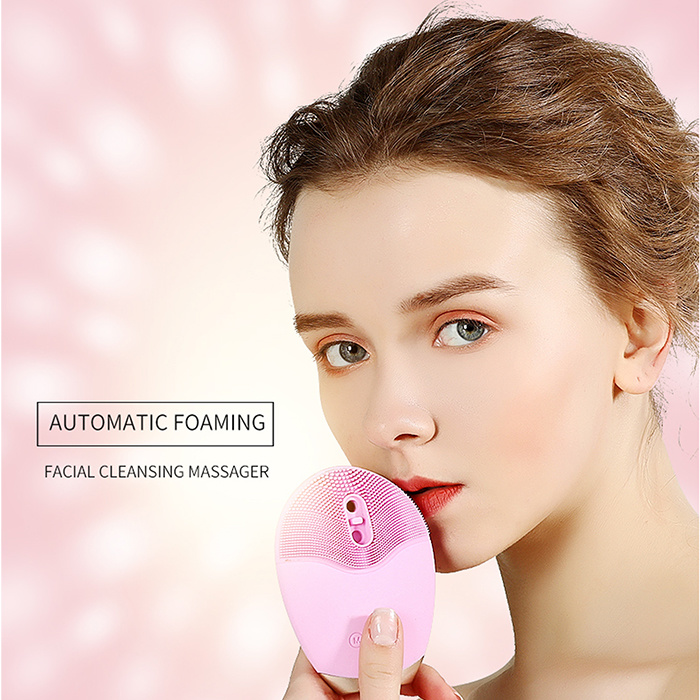 Wholesale Best Selling Silicone Facial Cleaner Massager Electric Face Cleaner Facial Cleansing