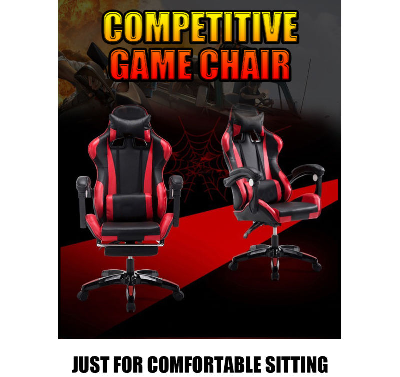 Eyes Catching Red Chair Gaming Furniture for Tenager Gamer