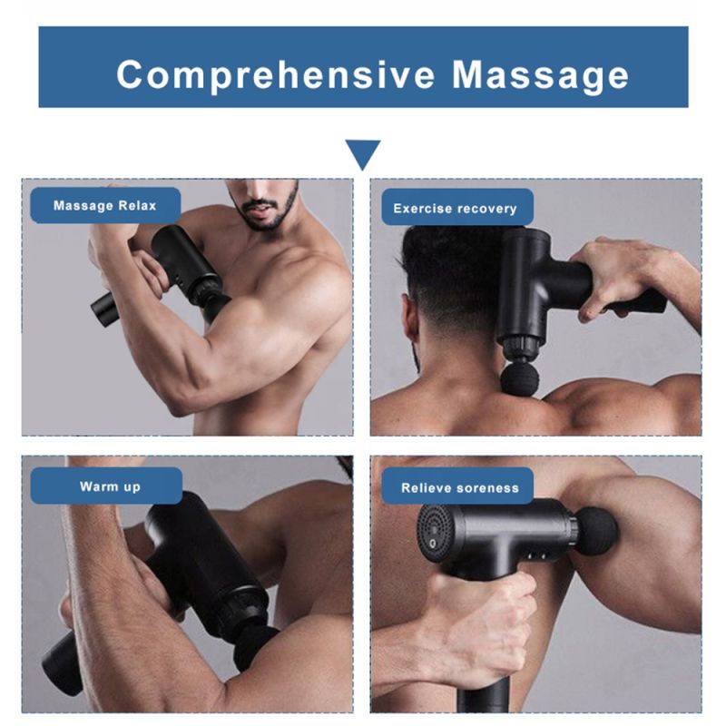 Cordless Portable Deep Muscle Massage Gun Fascia Massage Gym Equipment Massage Gun