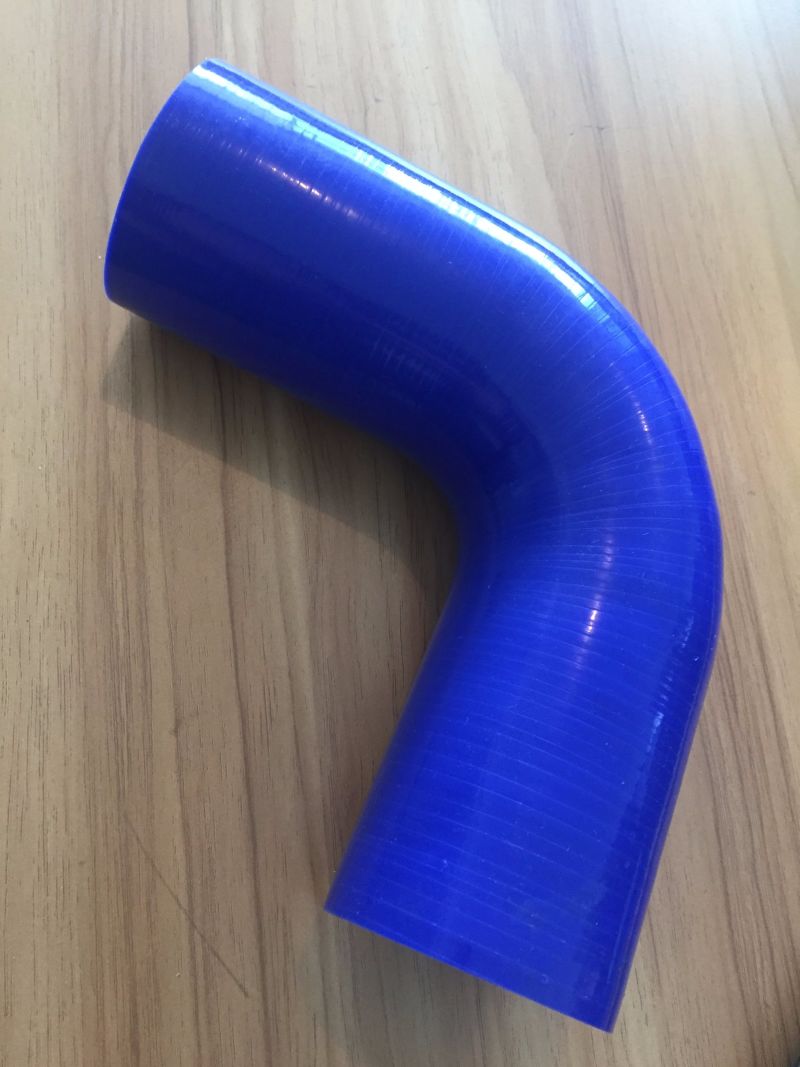 2021hot Sale Blue Black Color Reinforced Silicone Hose Tube