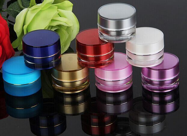 Round Acrylic Cosmetic Packaging Skin Care/Eye Care/Essence Cream Jar (PPC-ACJ-052)