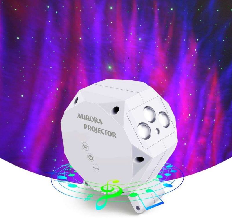 2020 Music Remote Control Timer Kids Starry Star Projector Night Light with Music Speaker for Kids