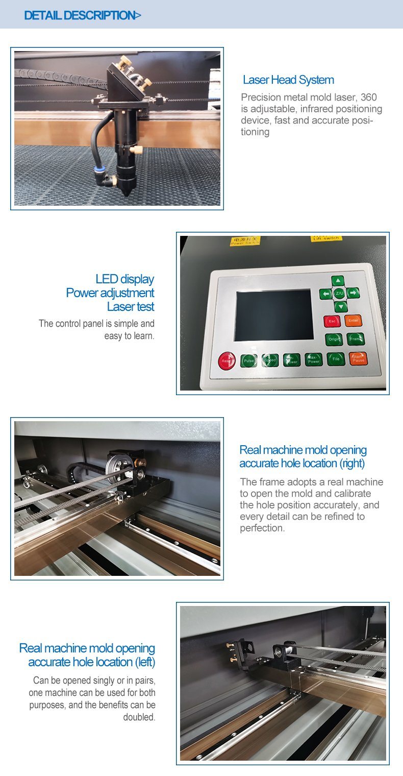 Most Popular 1390 Double Heads Laser Engraving Machine Price Cutter and Engraving Machine