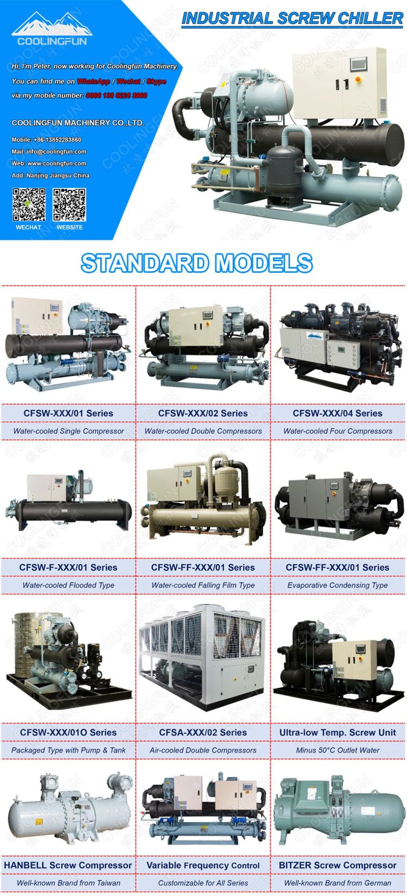 Industrial Air Cooled Chilling and Cooling Equipment Factory