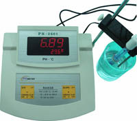 Digital Bench pH/Temp Meter (KL-2601)