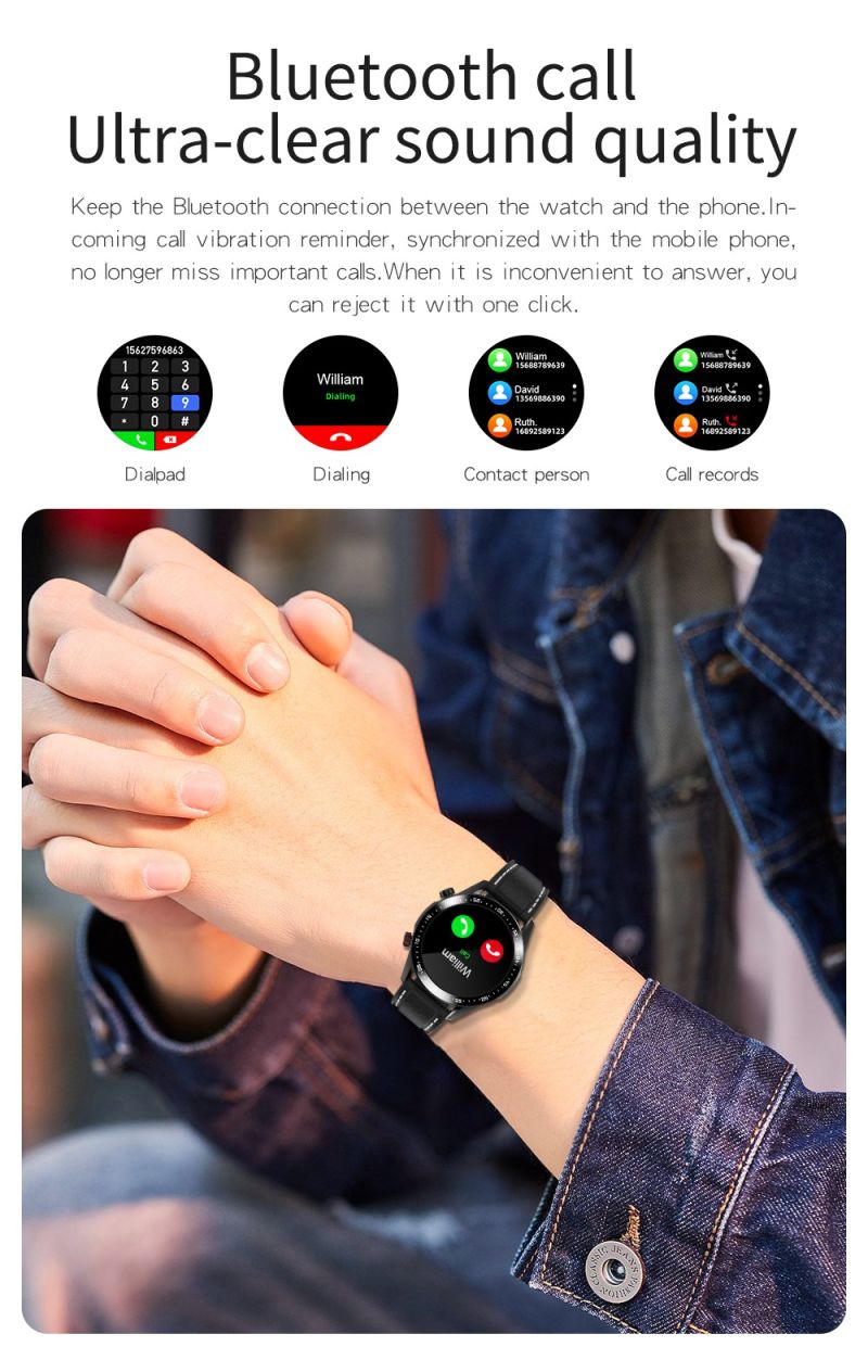 Bluetooth Music Smart Watch with Bluetooth Calling Dialing Function