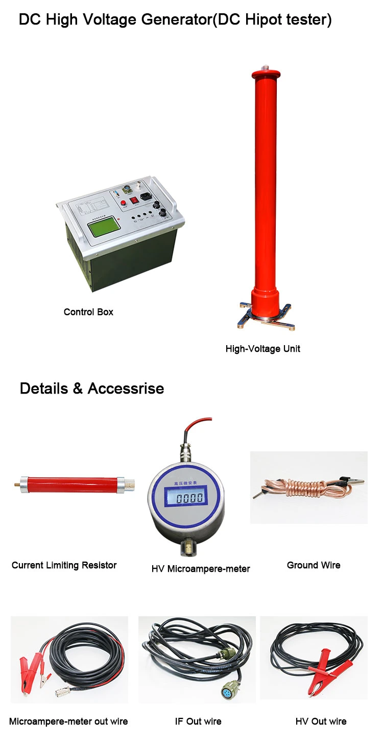 60-300kv High Voltage Digital Meter/ Hv DC Measurement Instrument