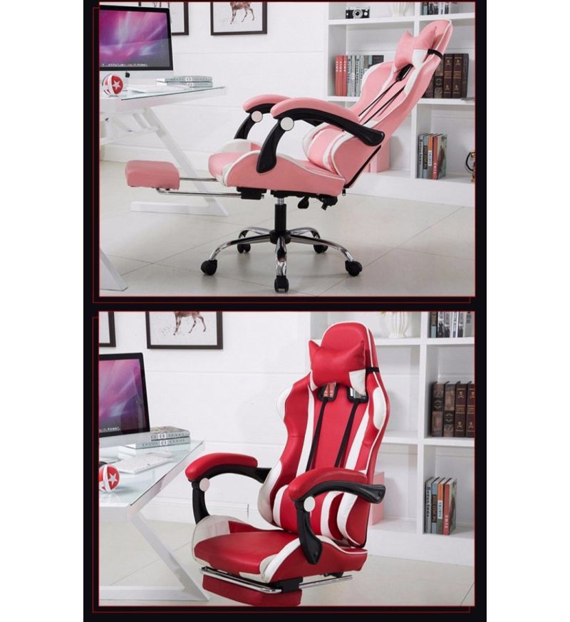 Eyes Catching Red Chair Gaming Furniture for Tenager Gamer