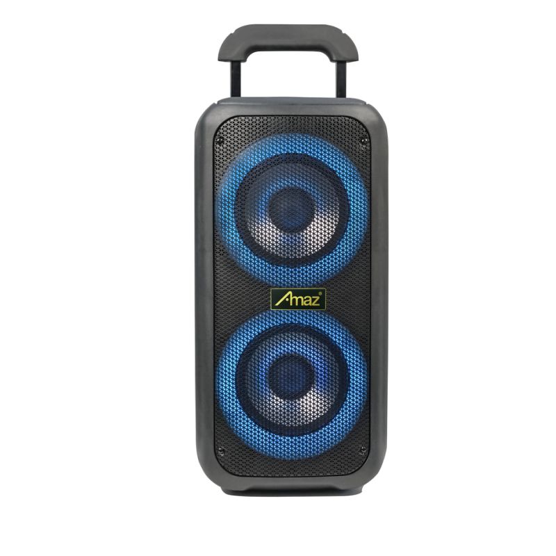 OEM Dual 8inch Portable Professional DJ Wireless Bluetooth Speaker with Bluetooth 5.0 Trolley Wheels