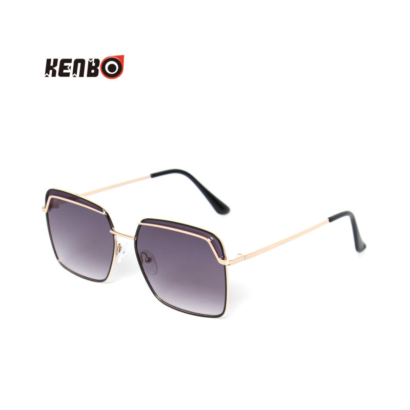 Kenbo Eyewear 2020 Full Frame Classic Square Sunglasses Lightweight Metal Frame Shades Sunglasses Womens Km19010