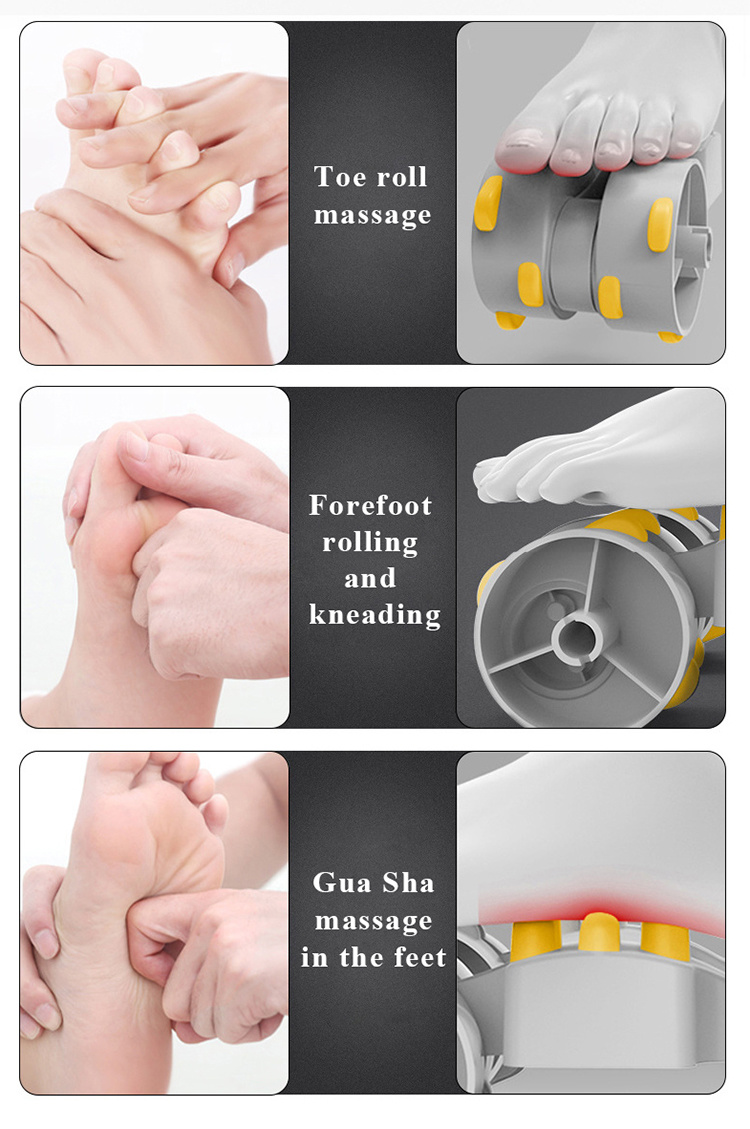Electric Virbrating Sole Rollers Foot Massage Machine for Acupoint Massage