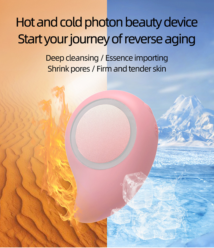 Hot and Cold Vibration Beauty Device Facial Massager Eye Massager
