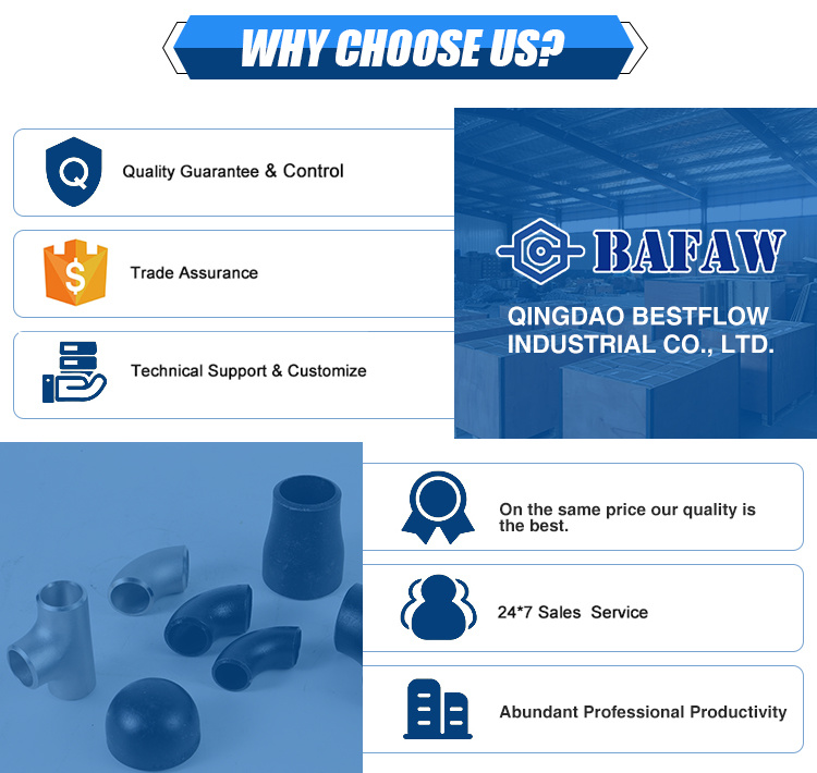 Seamless Shc40/80 Pipe Fittings Butt Weld Pipe Fitting