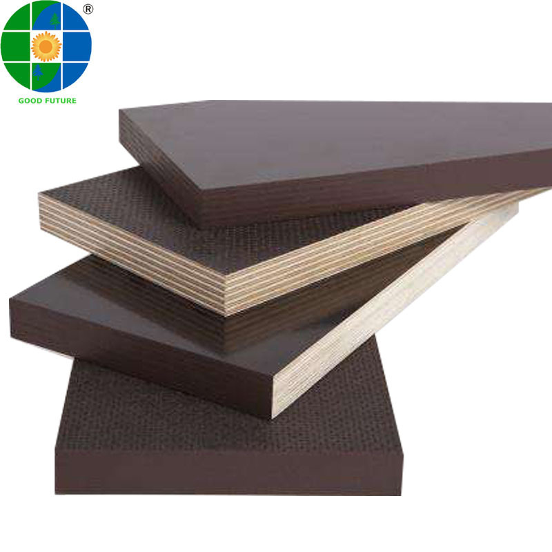 12-18mm Face Black Film Face and Face Anti-Slip Construction Plywood