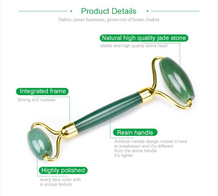 Best Price Beauty Equipment Massage Tool Noiseless Zinc Alloy Integrated Frame Jade Feng Jade Roller Salon Equipment