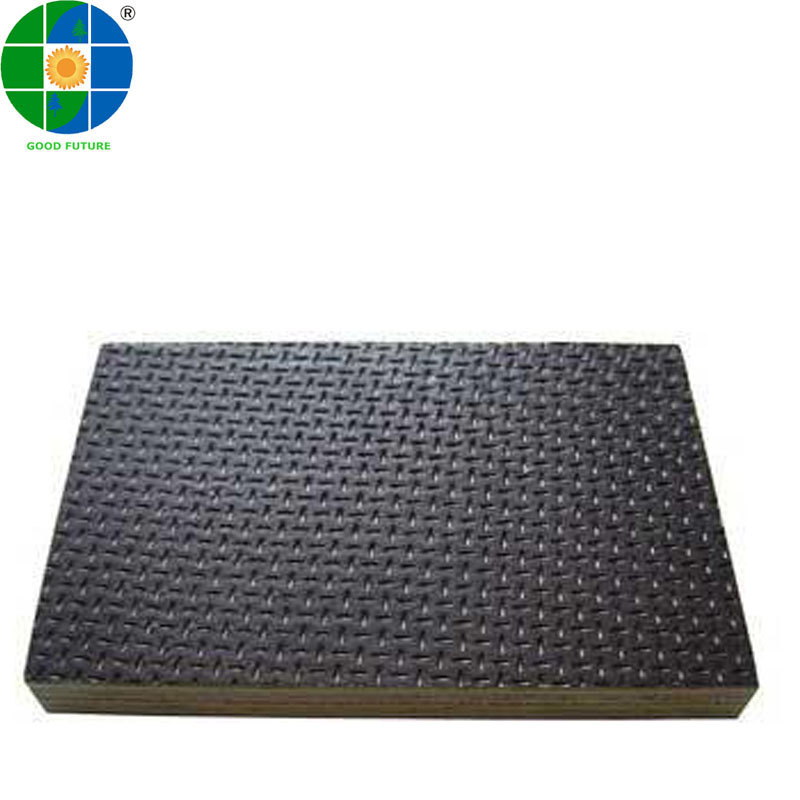 12-18mm Face Black Film Face and Face Anti-Slip Construction Plywood