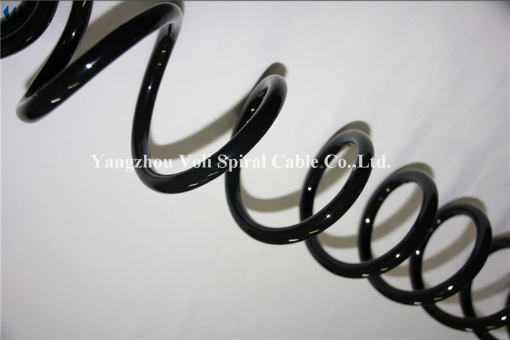 PVC Insulated TPU Sheathed Copper Wire Flexible Electrical/Electric Coiled Cable