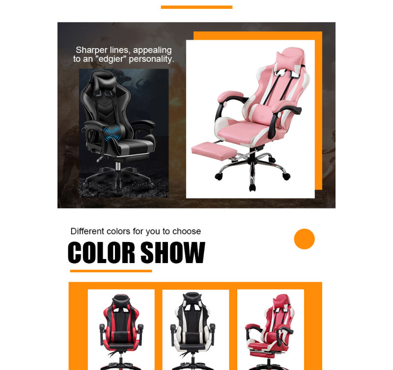 Eyes Catching Red Chair Gaming Furniture for Tenager Gamer