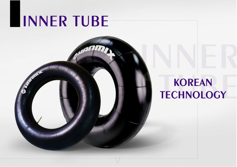 Hanmix Korean Technology Truck Bus Agricultural Tractor PCR Car Tire Butyl Inner Tube