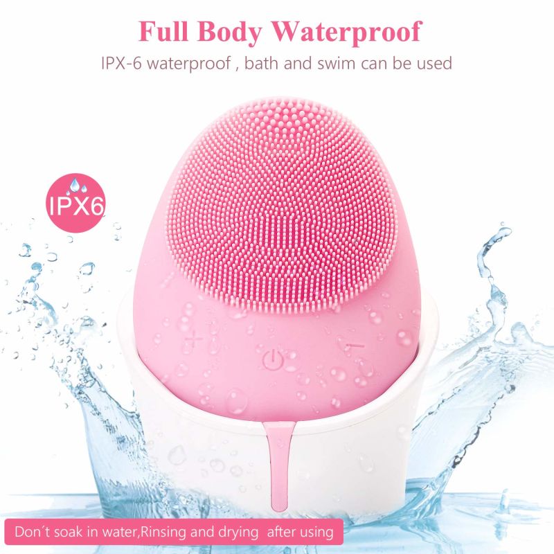 Facial Cleansing Massager Brush Face Spin Scrub Brush