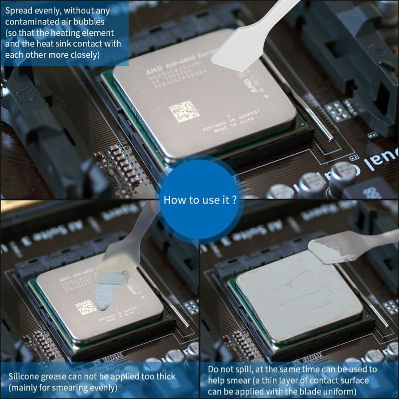 Thermal Conductive Silicone Thermal Paste for Processor