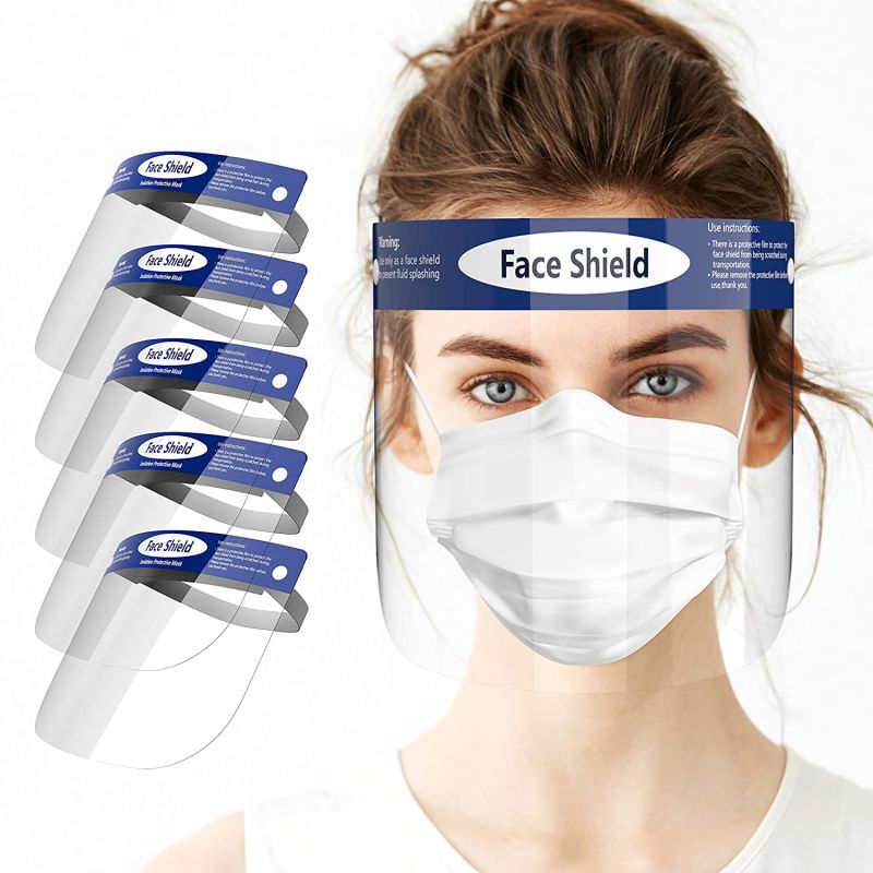 Medical Isolation Surgical Face Shield and Face Screen Pet Material Face Visor