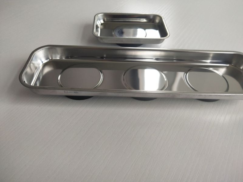 High Quality Metal Magnetic Parts Tool Tray, Dish, Bowl Magnetic Tray for Tool