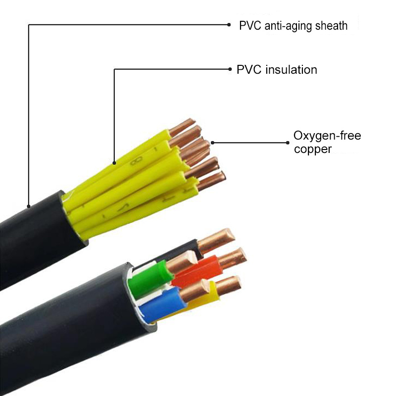 Electrical Wire 10mm Square Flexible Copper Electric Control Cables