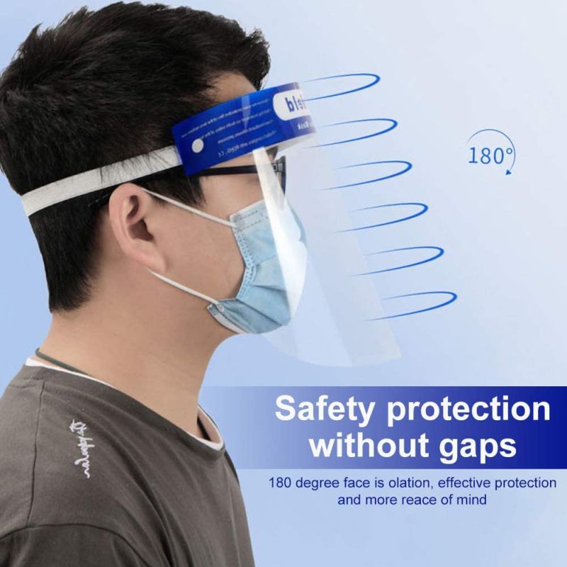 Protective Face Shields with Clear Vision & Comfort Sponge for Eye Protection