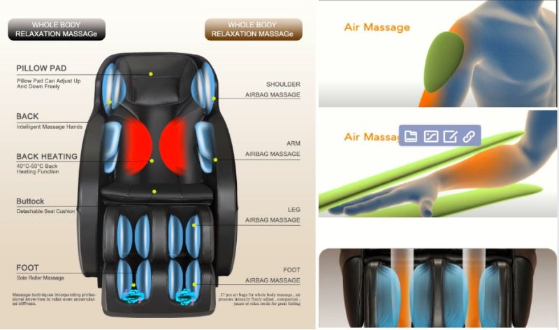 Sport Massage Massage Chair for Home Leather Massage Chair