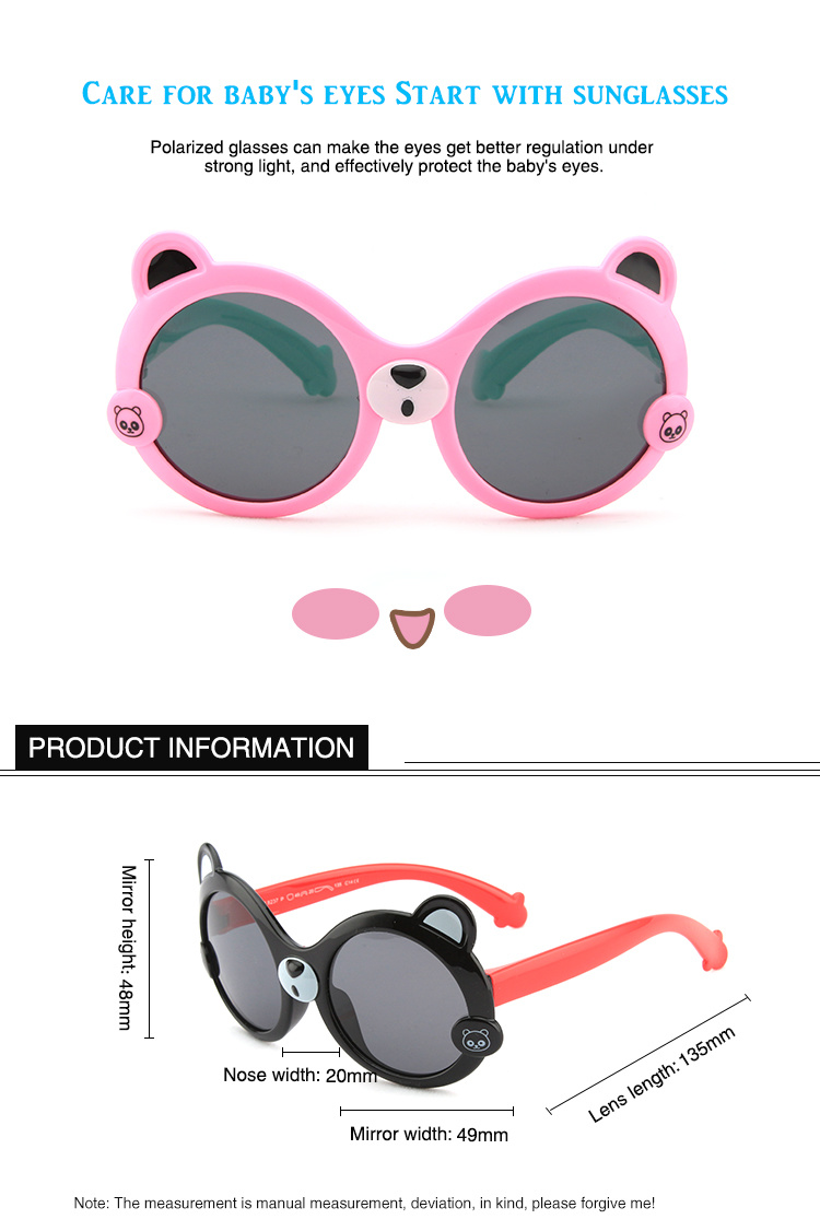 2020 New Cartoon Children's Sunglasses Fashion Polarized Custom Sunglasses Factory Direct Spot Wholesale