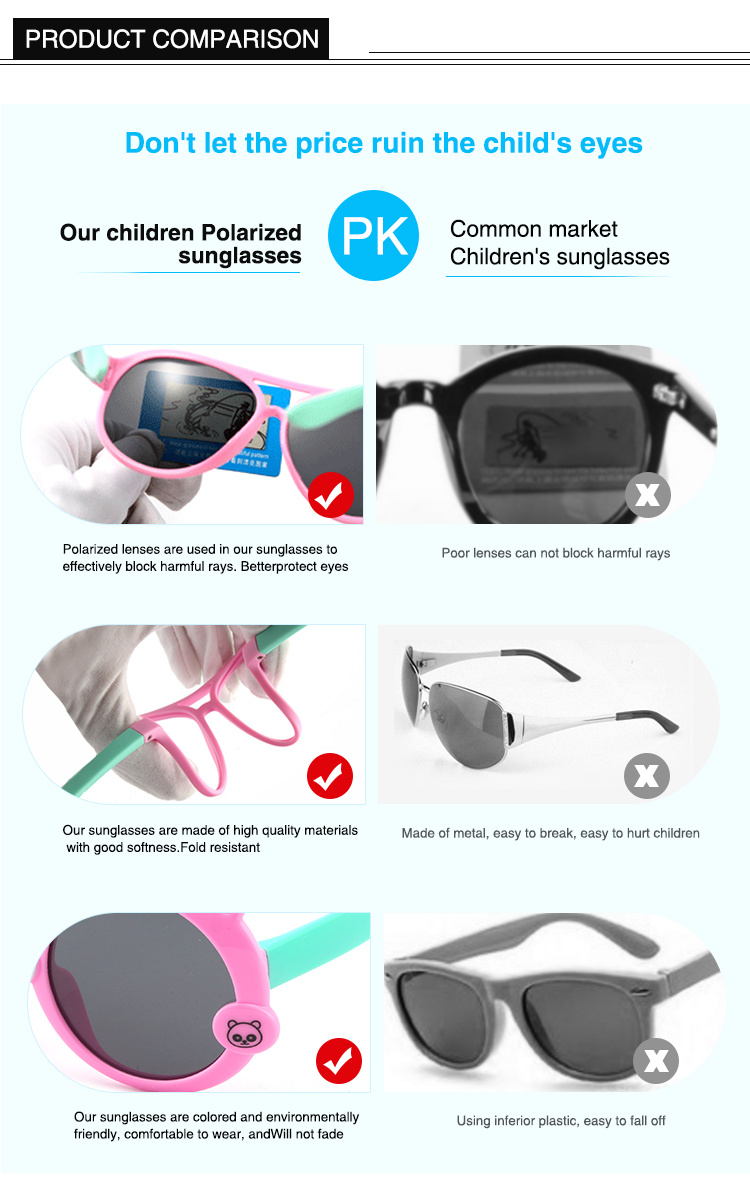 2020 New Cartoon Children's Sunglasses Fashion Polarized Custom Sunglasses Factory Direct Spot Wholesale