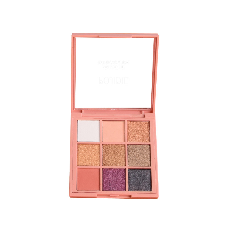 9 Colour Sun Shimmer Red Eye Shadow Eyeshadow Palette