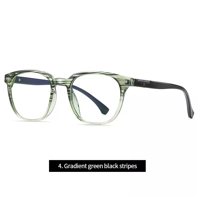 Newest Anti-Blue Light Blocking Glasses Gradient Wooden Grain Colors Glasses