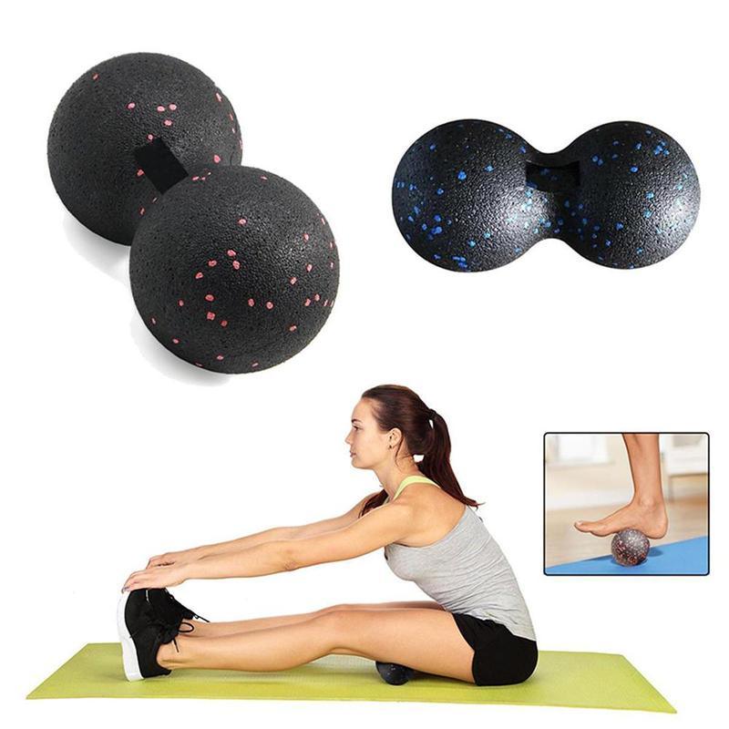 Fitness Peanut Massage Ball Massager Roller Yoga Gym Relaxing Exercise Equipment Fitness Balls