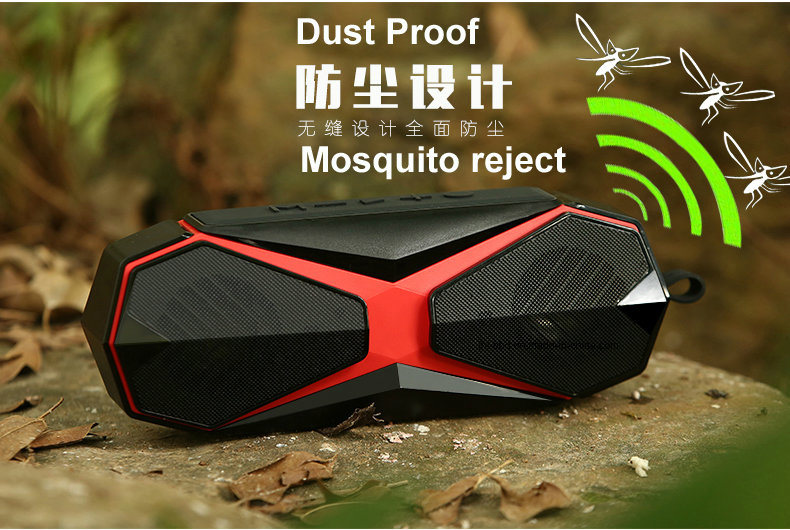 Bluetooth Wireless Speaker Waterproof Dust Proof with Bluetooth Amplifier TF Card Play