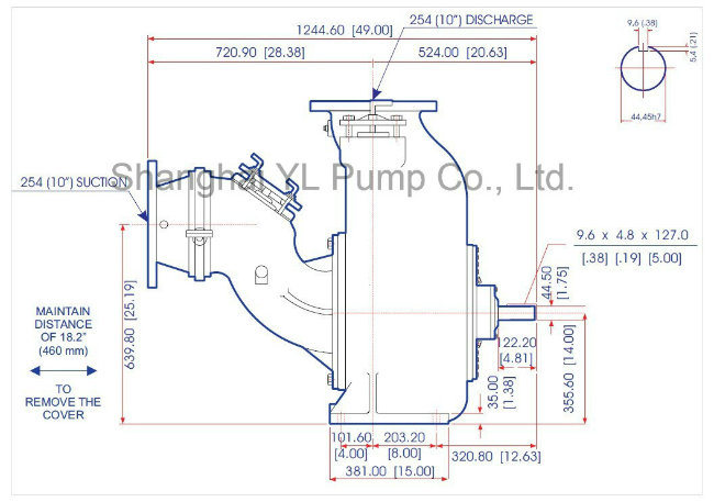 10 Inch Diesel Engine Self Priming Copper Mine Slurry Pump