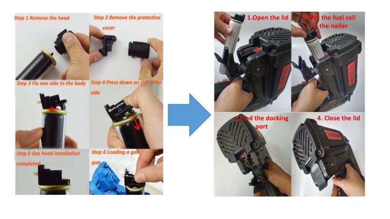 FC 80 Gas Fuel Cell for Brad Nails